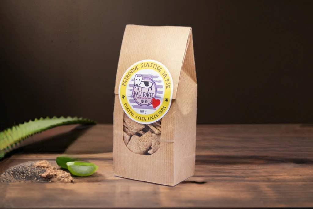 Keksi za pse - Piletina & Chia & Aloe vera