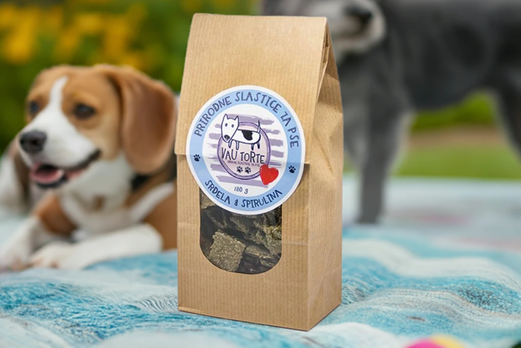 Keksi za pse - Srdela & Spirulina